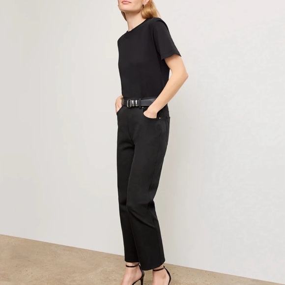 MM Lafleur The Daria '90s Black 
Jean-Eco Better Than Denim Straight Leg Size 2 - Picture 5 of 14